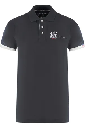 Aquascutum London Aldis Schwarzes Poloshirt
