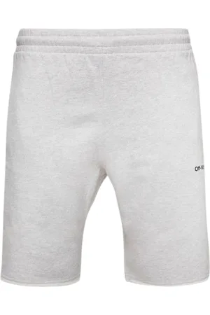 OFF-WHITE Diag Outline Graue Jogg-Shorts