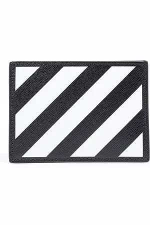 OFF-WHITE Kartenetui mit diagonalem Streifendruck in in