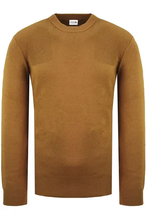 Lacoste Plain Mens Brauner Pullover