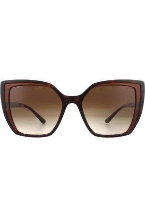 Dolce & Gabbana Sonnenbrille DG6138 318513 Havanna auf Transparent Gradient