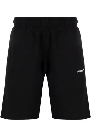OFF-WHITE Cremeweisse Caravaggio Diag Sweatshort