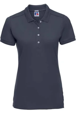Russell Athletic Russell - Poloshirt Stretch für Damen (Dunkelblau)