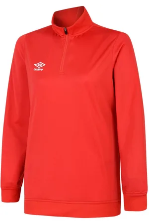 Umbro Womens/Ladies Club Essential Half Zip Sweatshirt (Zinnoberrot)