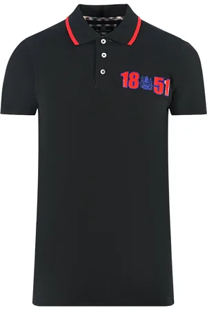 Aquascutum London 1851 Schwarzes Poloshirt