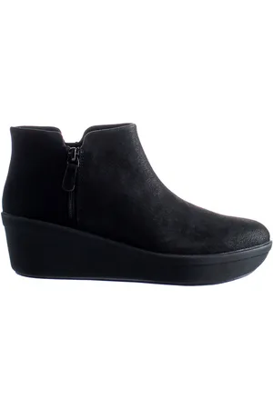 Clarks Schritt Rose Womens Black Stiefel
