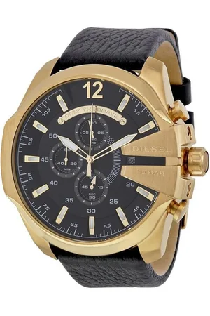 Diesel Mega Chief Schwarz Herren Armbanduhr DZ4344
