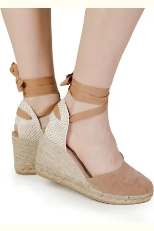 Espadrilles Baumwoll-Espadrille-Sandalen