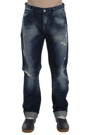 ACHT Wash Cotton Denim Jeans mit normaler Passform