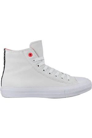 Converse Chuck Taylor All Star II Hi Schild Herren weiße Plimsolls