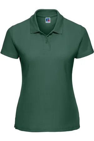 Russell Athletic Russell - "Classic" Poloshirt für Damen (Flaschengrün)