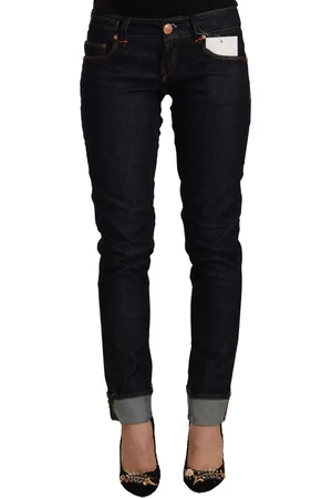 ACHT Slim-Fit-Denim-Jeans aus Baumwolle mit niedriger Taille