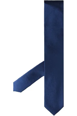Hackett Satin Twill Solid Herren Blue Krawatten