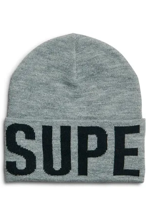 Superdry Herren Strickmütze mit Aufdruck