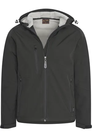 Cappuccino Italia Softshell Hood Jacket Black von in der farbe und in größe M.