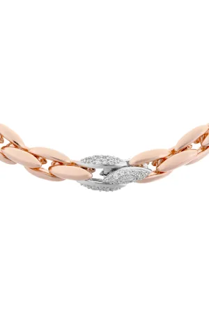 ORPHELIA Damen-Armband aus 925er Sterlingsilber, Rosé, ZA-7159