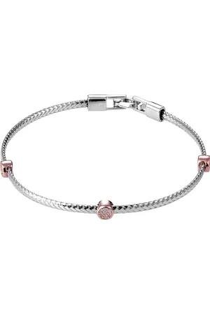 ORPHELIA Damen-Armband aus 925er Sterlingsilber – Silber/Rosé ZA-7415