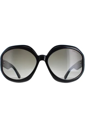 Tom Ford Round Womens Glänzend Rauch Gradient Georgia 02 FT1011