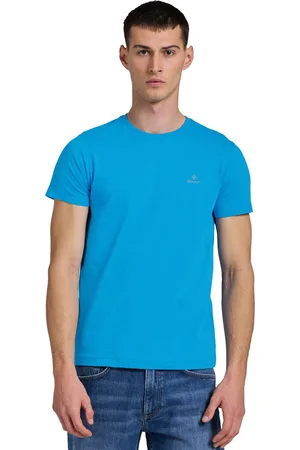 GANT | Herren T-Shirt mit Rundhalsausschnitt Kontrast Logo