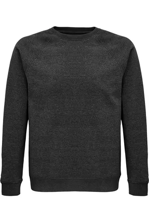 Sols Unisex Erwachsene Space Organic Raglan Sweatshirt (Charcoal Marl)