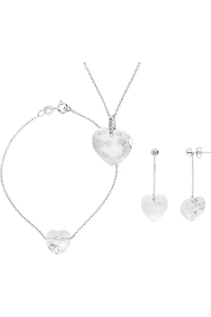 Diadema Set Swarovski Herz - Halskette, Armband, Ohrringe - Love Jewelry Collection