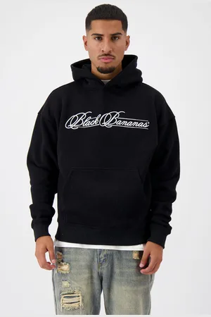 Black Bananas Calligraphy Kapuzenpullover