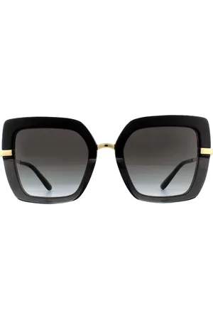 Dolce & Gabbana Sonnenbrille DG4373 32468G Top auf Transparent Grau Gradient
