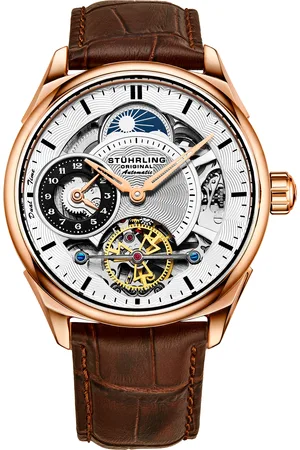 Stuhrling Braun Presidia Automatik 42mm Skelett