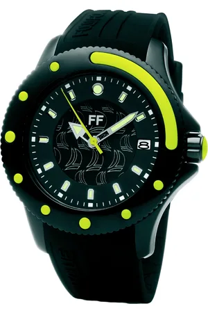 Folli Follie Damenuhr Quartz Schwarz Gelb