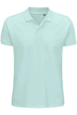 Sols Herren Planet Pique Bio-Poloshirt (arktisch blau)