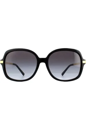 Michael Kors Square Womens Black Gold Grey Grey Gradient Lunettes de soleil
