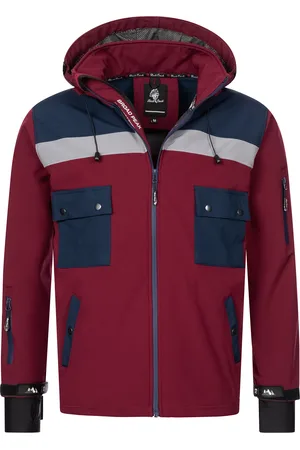 rock creek Jacke Weinrot