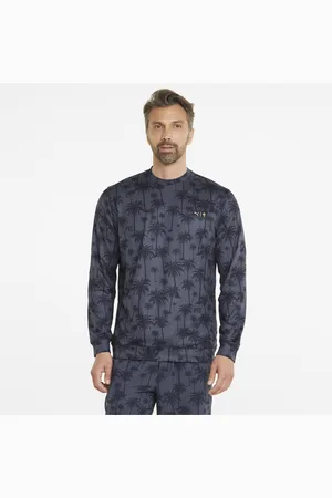 PUMA X Ptc Palm Tree Crew Neck Herren Navy Pullover