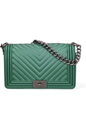 MARC ELLIS Handtasche Frauen GREEN AND SILVER