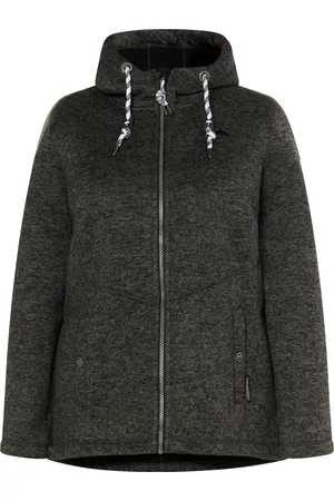 Schmuddelwedda Strickfleecejacke Damen melange