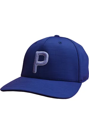 PUMA P 110 FlexFit Verstellbarer blaue Herren Golfkappe 022537 30