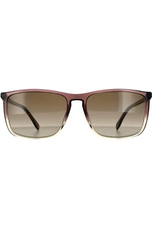 HUGO BOSS Square Mens Grau Gradient Sonnenbrille