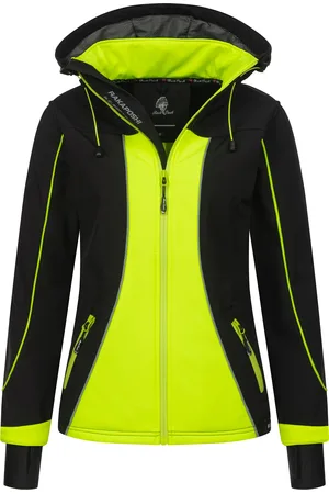 rock creek Softshelljacke Neongelb