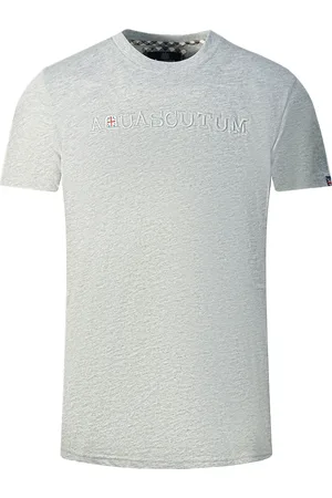 Aquascutum Brand Embossed Logo T-Shirt