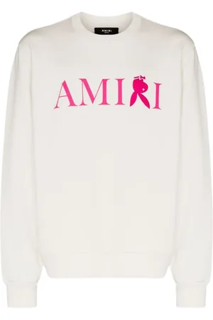 AMIRI Reverse Bunny Logo Weißes Sweatshirt