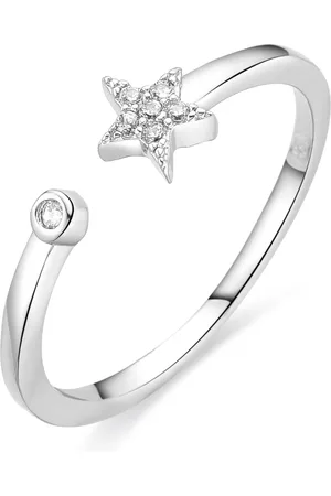 Luxenter Saralo Ring, rhodiniert, mit Brillant Zirkonia