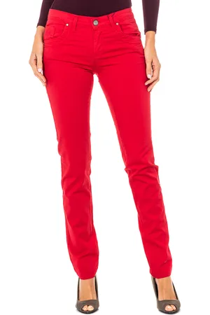 La Martina Elastische Stretch-Hose mit schmal geschnittenem Saum LWT006 woman