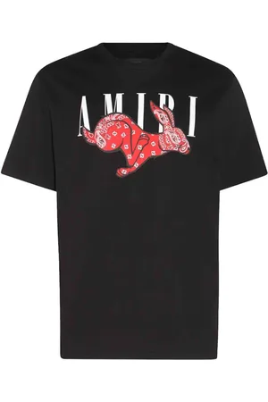 AMIRI CNY Bandana Kaninchen Print T-Shirt in