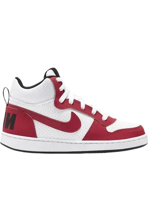 Nike Rote Court Borough Mid Top-Trainer