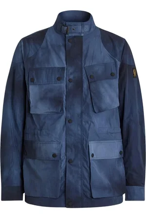 Belstaff Fieldmaster Dark Ink Navy Blue Dünne Jacke