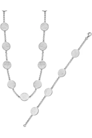 ORPHELIA Damen 925 Sterling Set: Kette + Armband - SET-045