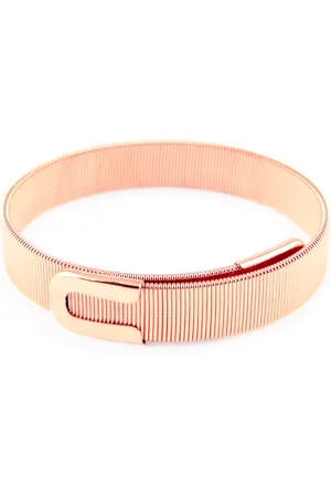 Luxenter Armband, Onika aus Metalllegierung mit 18 Karat rosévergoldetem Finish