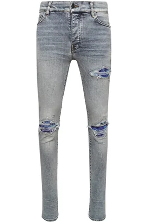 AMIRI Tie Dye MX1 Stone Indigo Blue Jeans