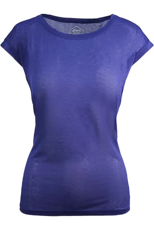 Asics Layering Womens Blue T-Shirt