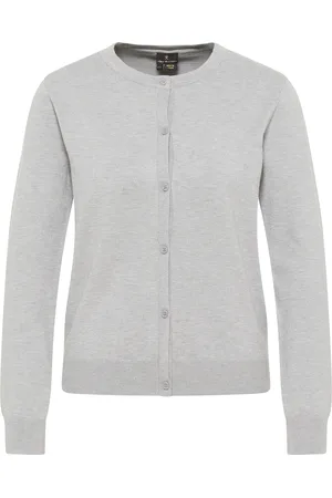 Dreimaster Strickjacke Damen Melange